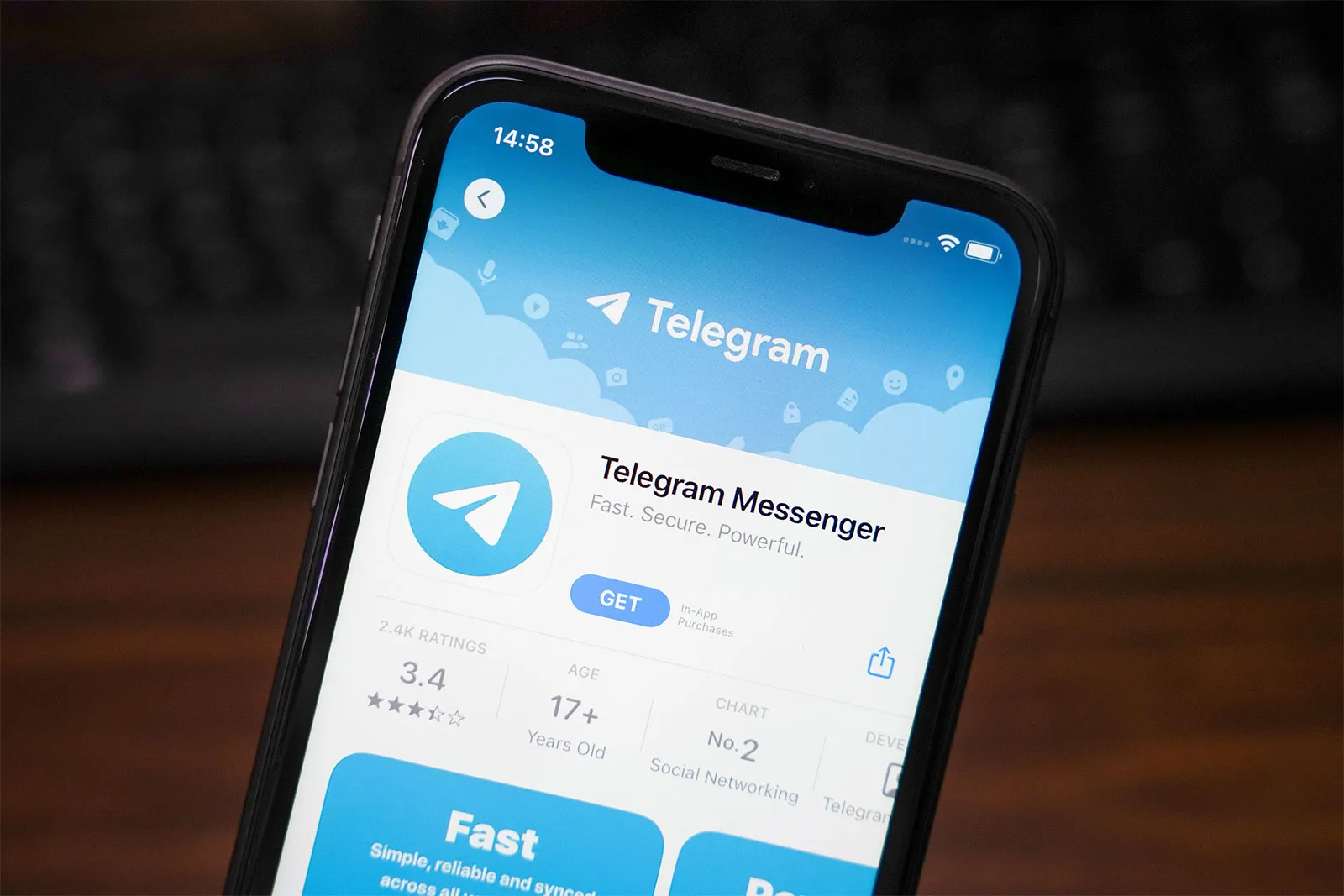 Telegram counter